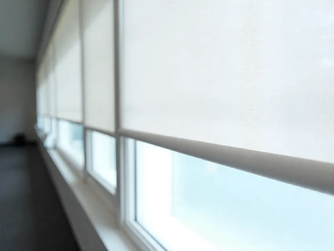 Custom roller blinds manufactured with precision